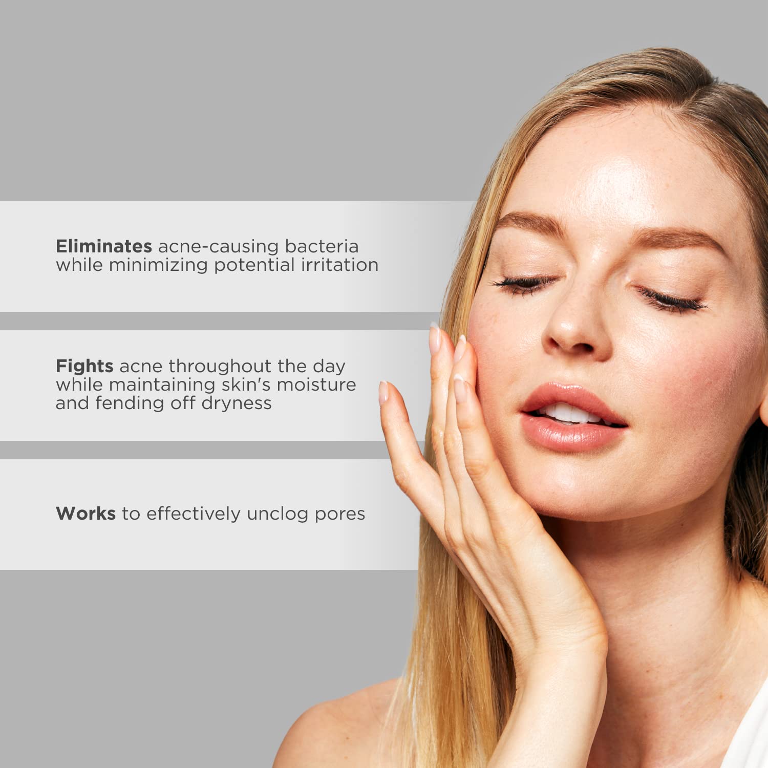 Glytone hydrating non-whitening formula on skin maintaining balance
