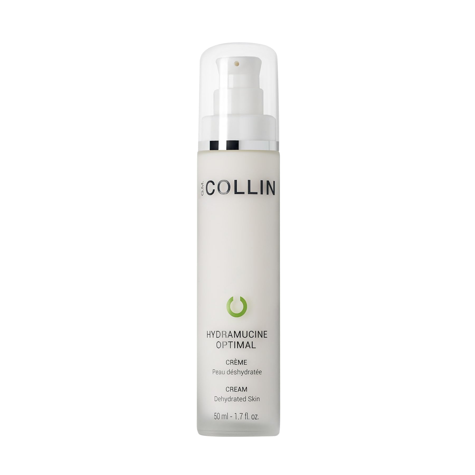 G.M. COLLIN Hydramucine Optimal Cream tub close reveals rich texture for lasting hydration