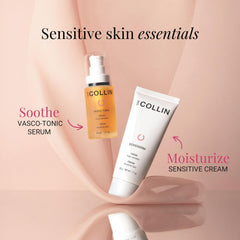G.M. COLLIN Sensiderm Cream packaging highlights soothing formulation.