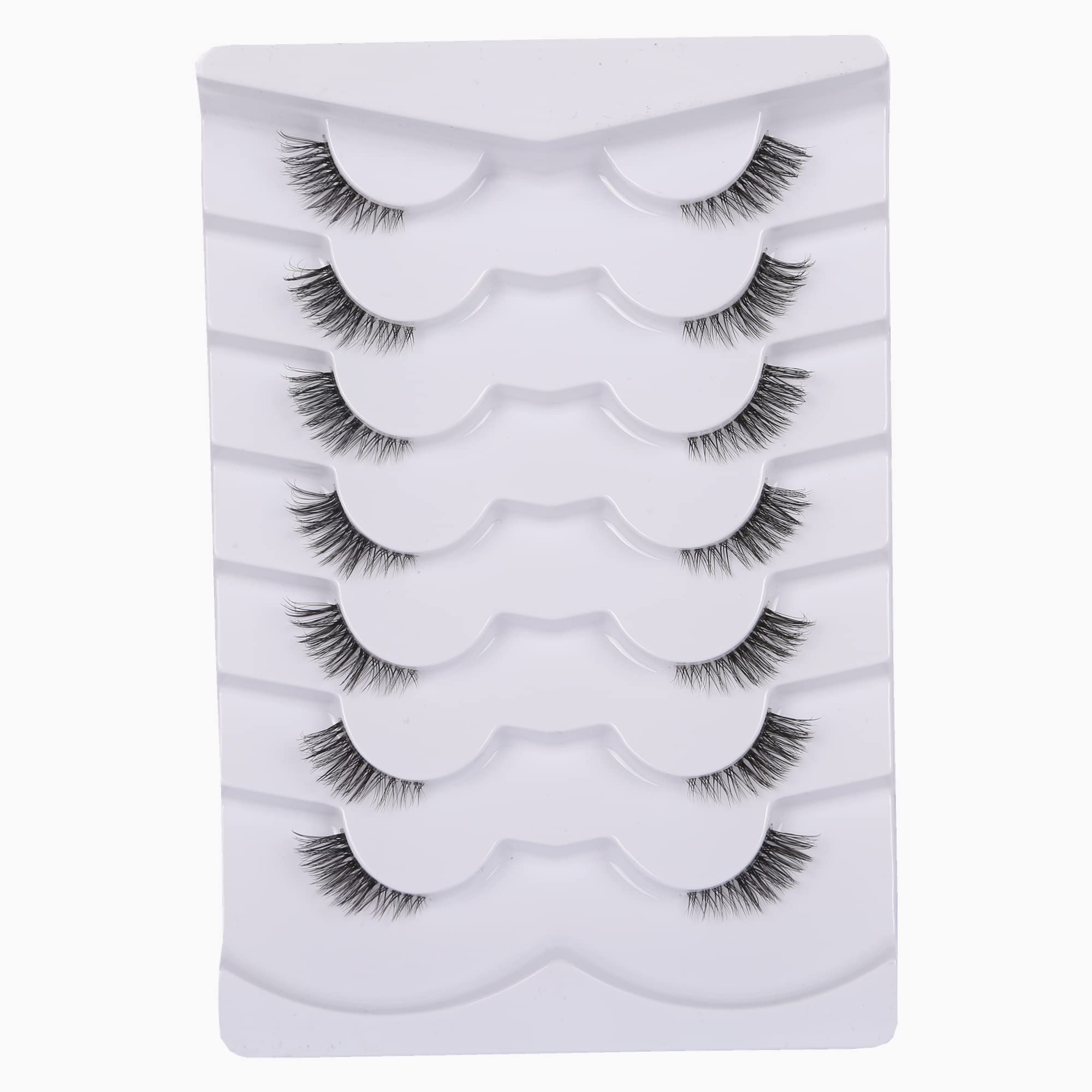Gmagictobo half-lashes natural pack front view for versatile daily wear and easy stacking.