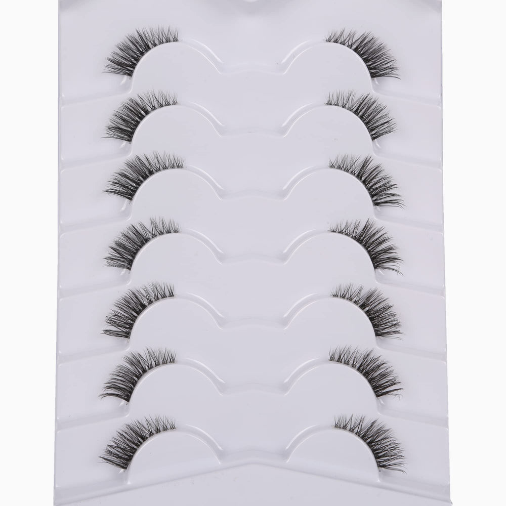 Gmagictobo half-lashes outer-corner stack demonstrates added volume with a subtle finish.