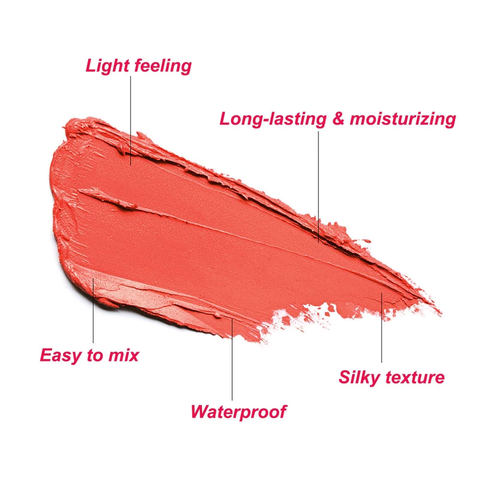 GMaxit multi-use blush stick close-up texture reveals delicate, lightweight formula.