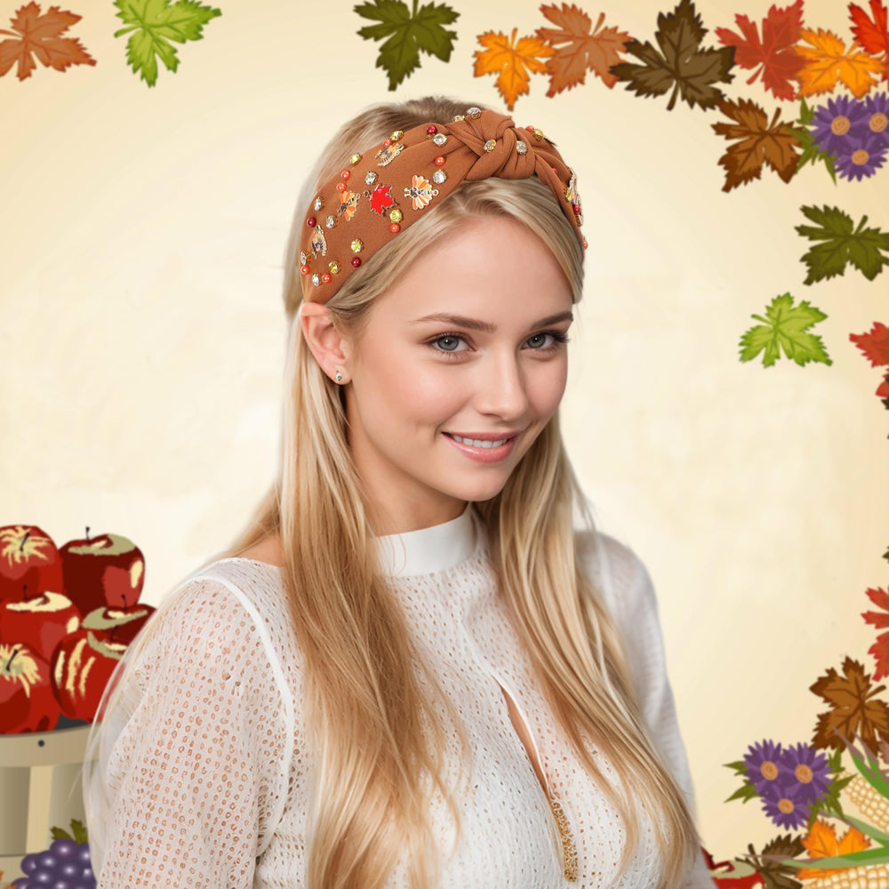 Gmmidea jeweled headband for women shines with crystals and pearls on festive occasions.