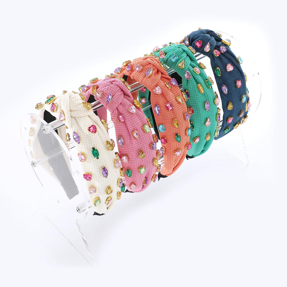 Gmmidea Jeweled Knotted Headband gift-ready packaging for special occasions.