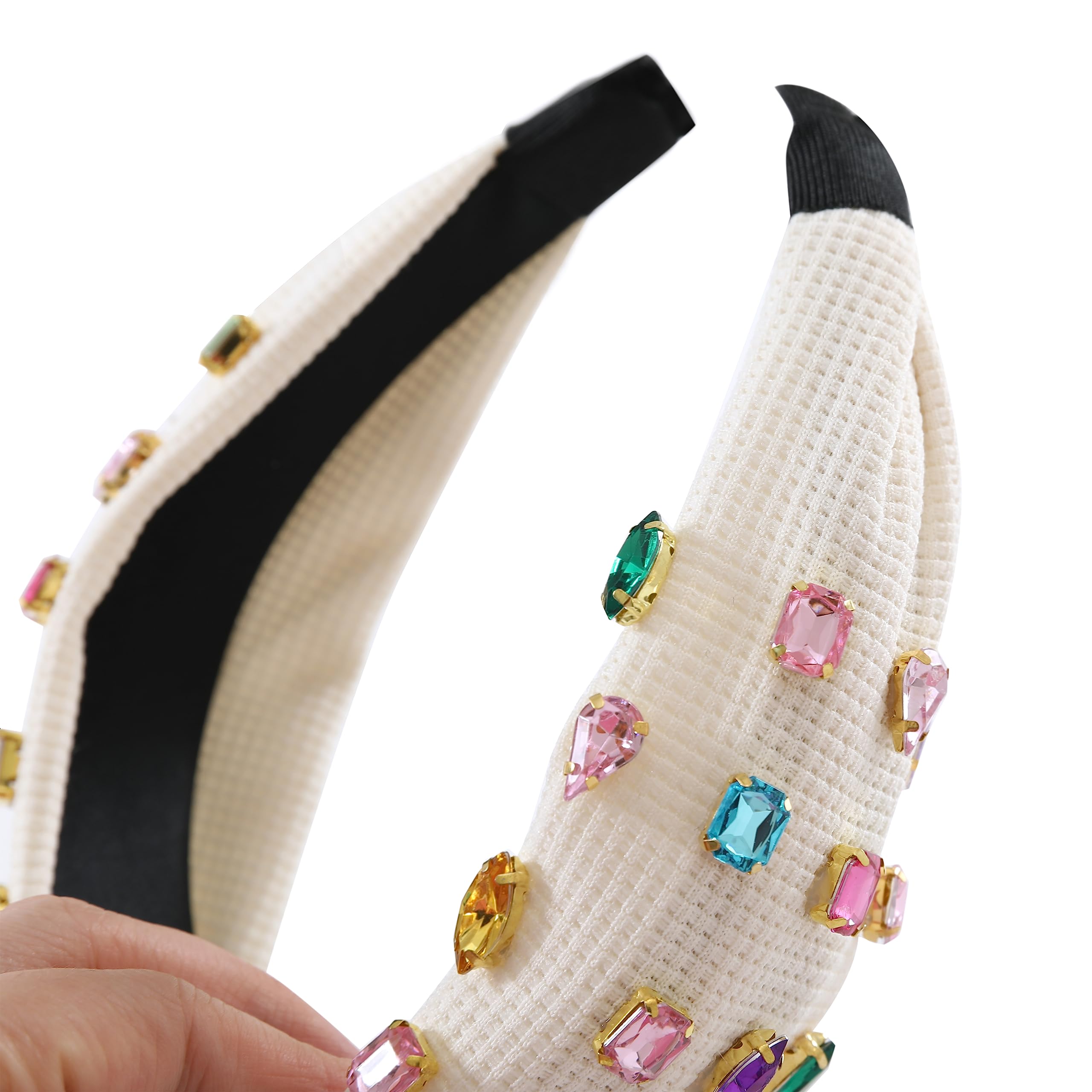 Gmmidea Jeweled Knotted Headband wedding-party-outfit styling for weddings and events.