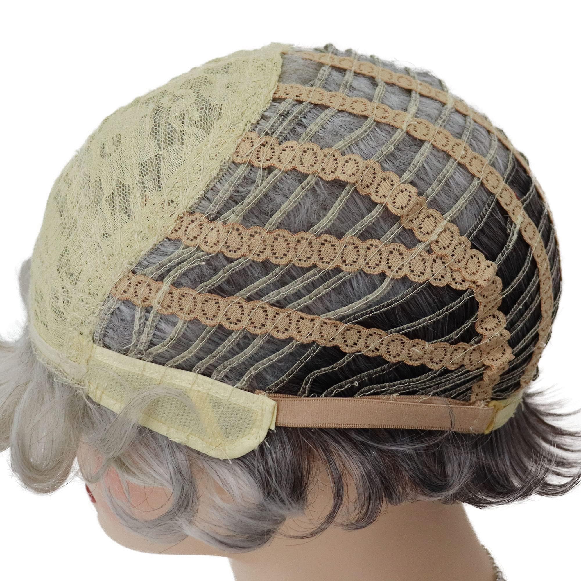 GNIMEGIL gray ombre look offers natural charm for grandma-inspired cosplay.