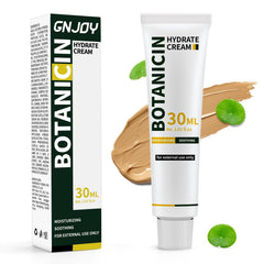 GNJOY PDRN Cream Centella tube close-up shows soothing hydration for sensitive skin.