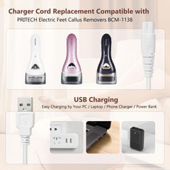GnoTis USB jack-fit cable ensures flexible charging from power banks or adapters.