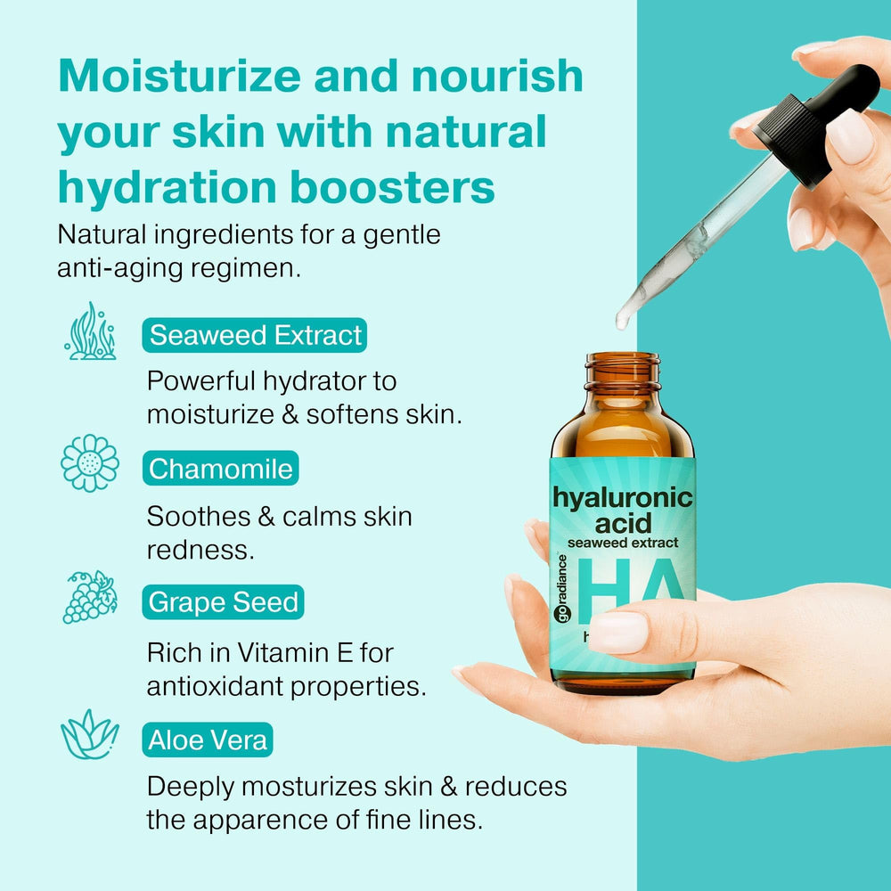 Go Radiance grape seed extracts emphasize antioxidant-rich formula
