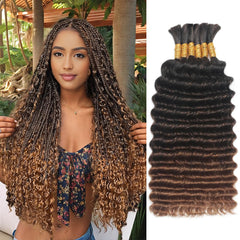 Goday Ombre braiding hair 20-inch pack with six bundles for full-volume boho braids.