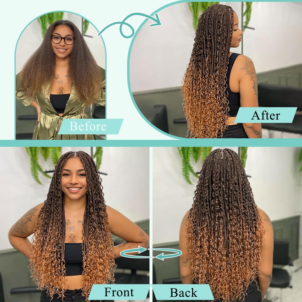 Goday Wet and Wavy braiding hair ideal for natural-looking waves.