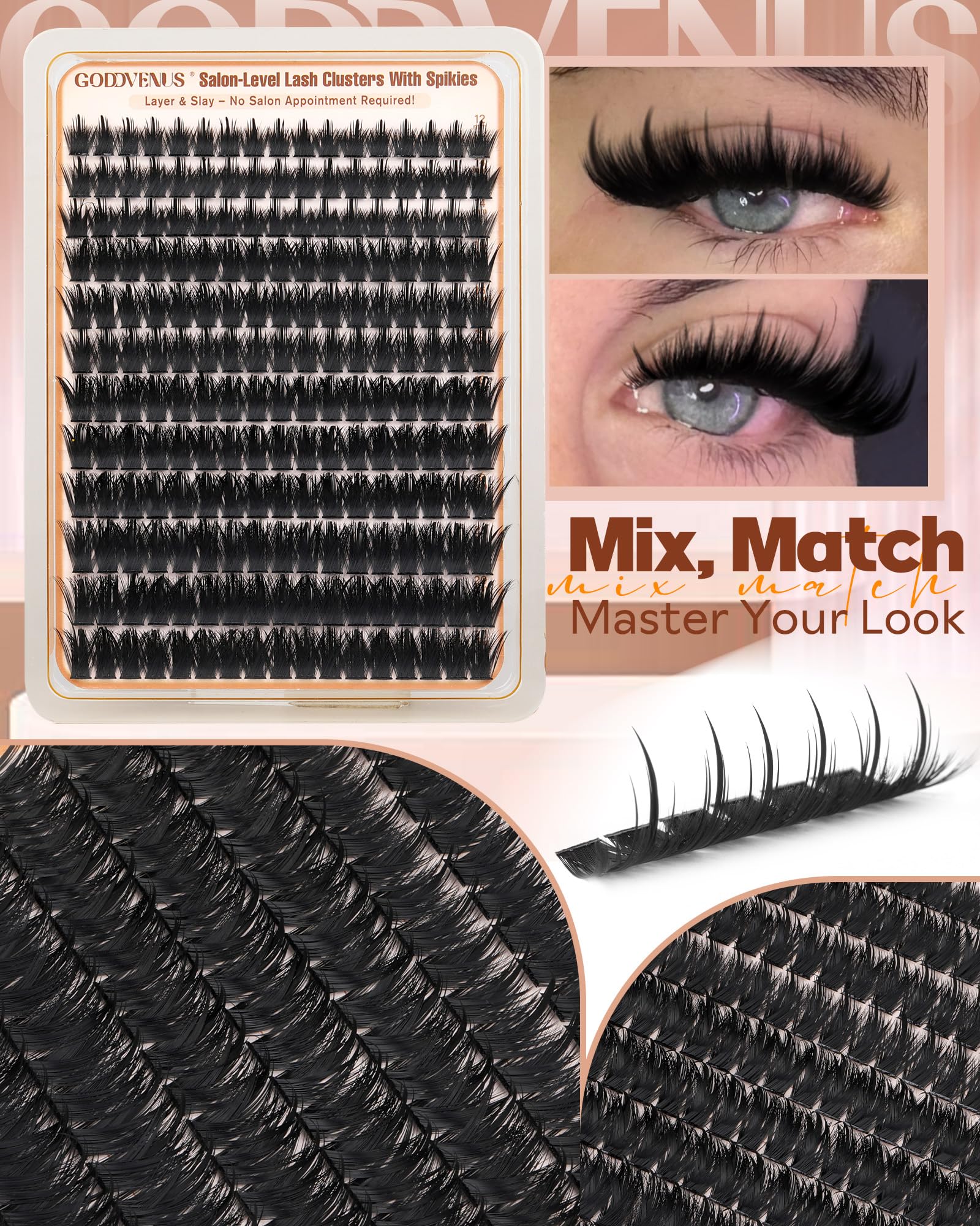 Goddvenus 3-in-1 lash kit with bond, seal, and tweezers