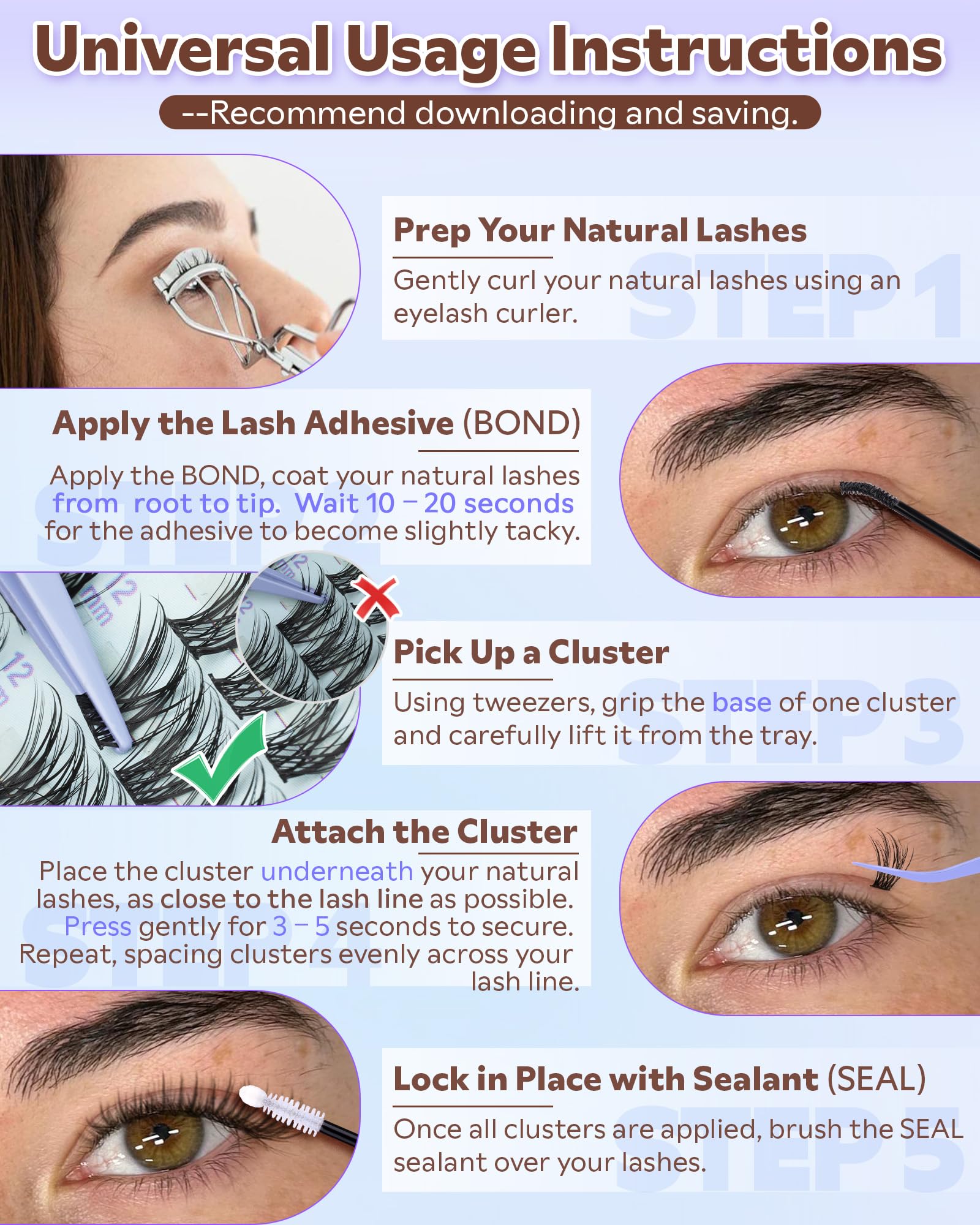 Goddvenus Cat Eye, Doll, and Squirrel style options for versatile looks.