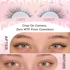 Goddvenus curl cluster lashes versatile for daily or event looks