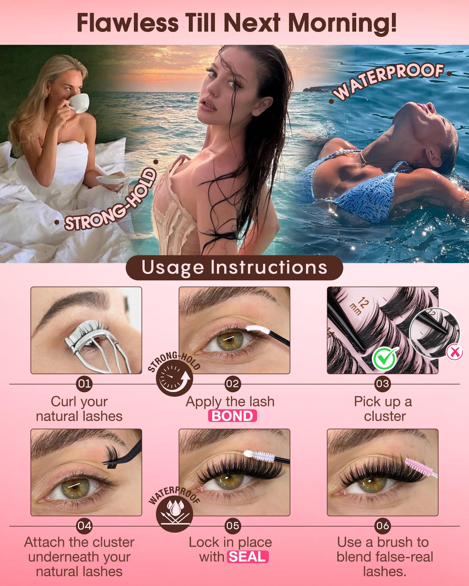 Goddvenus customizable 10-16mm lash wardrobe for versatile looks