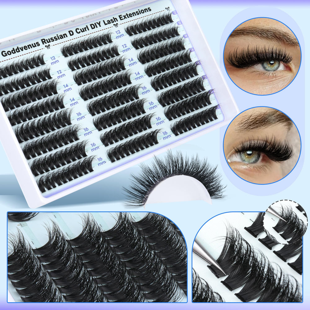 Goddvenus lash extensions kit—DIY-friendly and portable for at-home lash upgrades.