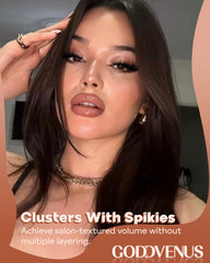 Goddvenus Fairy Lash Clusters showing built-in spikes for texture