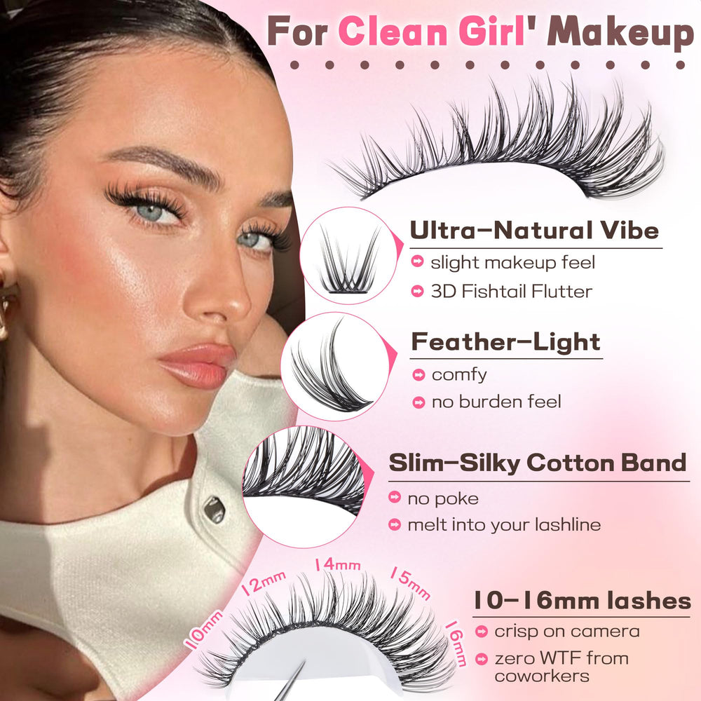 Goddvenus Lash Clusters versatile option for daily wear and special occasions.