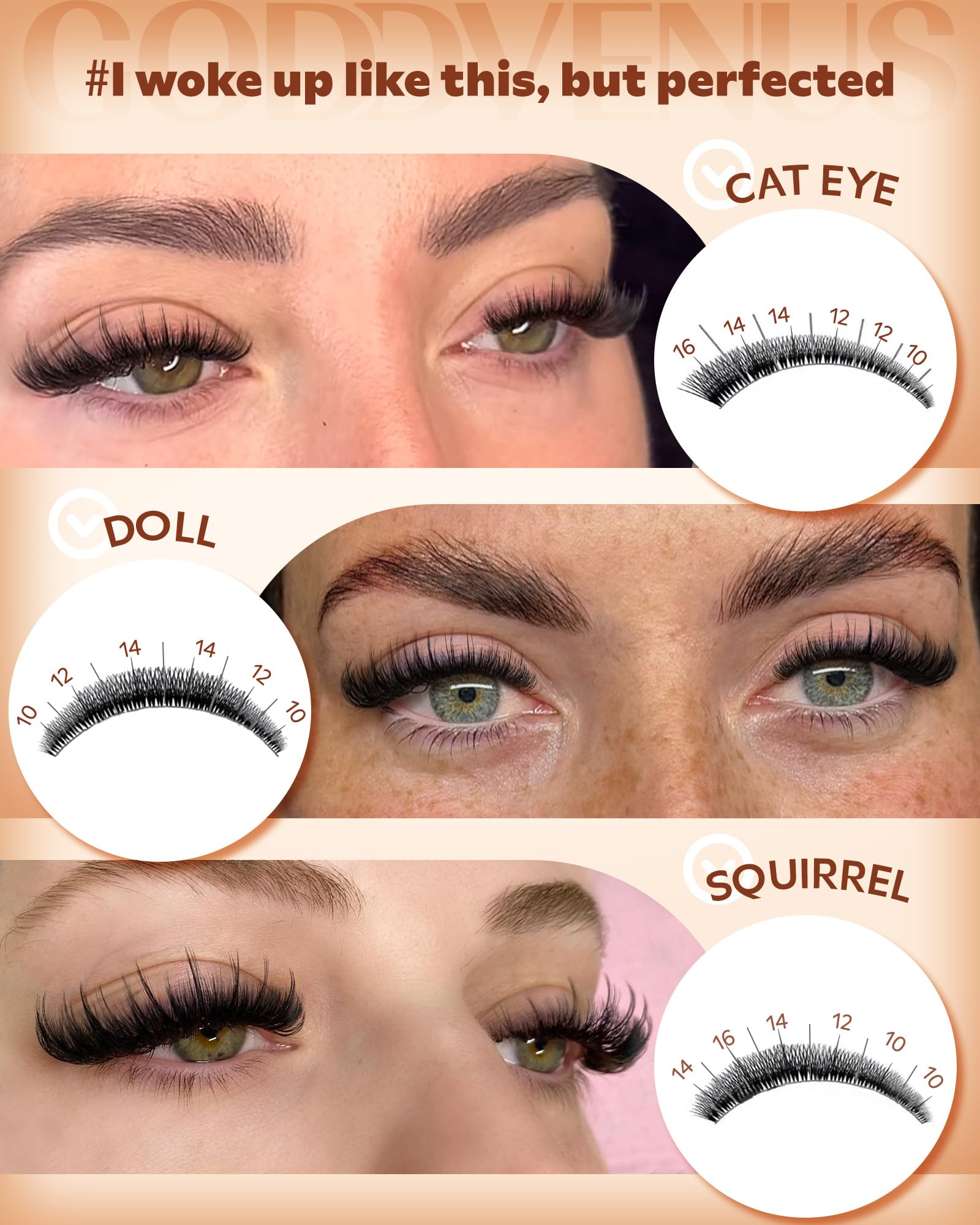 Goddvenus DIY lash kit tools included for application and maintenance