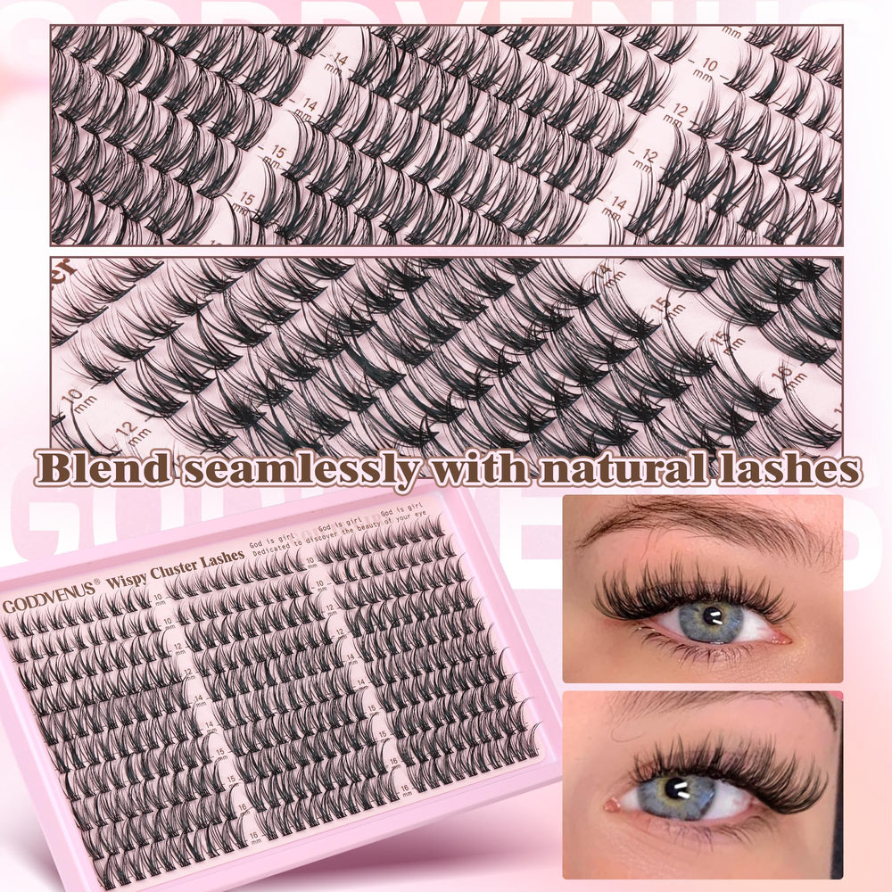 Goddvenus length comparison 10mm to 16mm demonstrating layering options