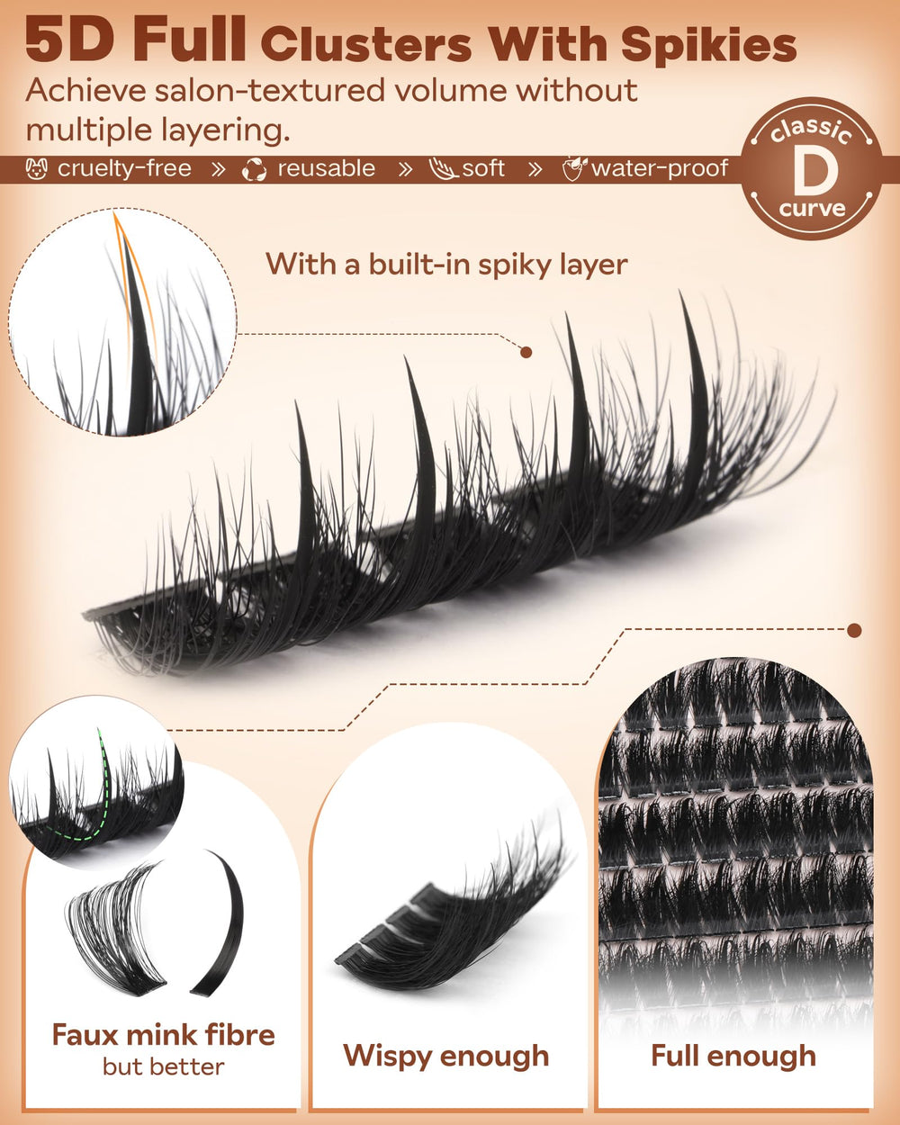 Goddvenus Manga Lash clusters 10-18mm lengths for mix-and-match styles