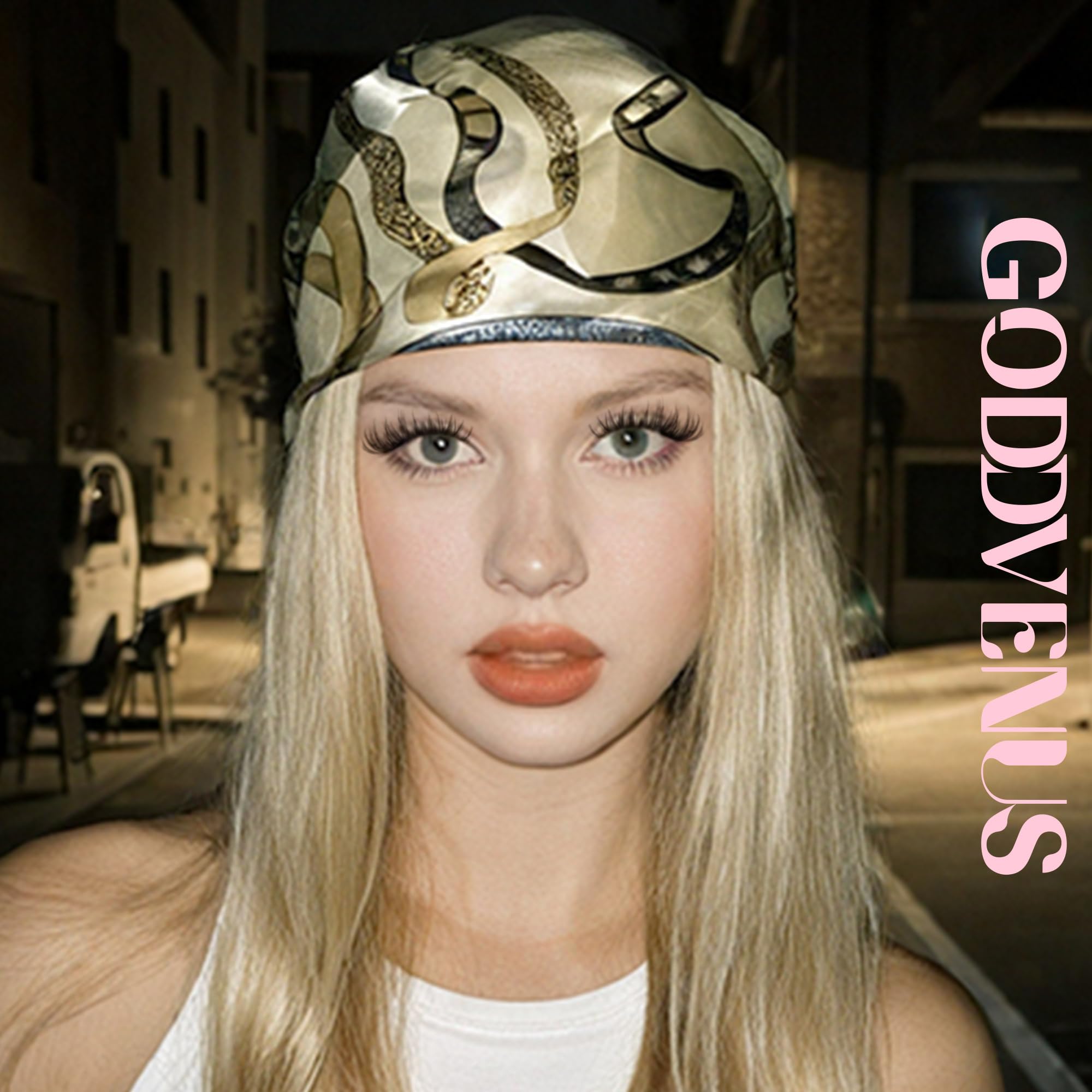 Goddvenus side profile of worn clusters offering comfortable, natural lift