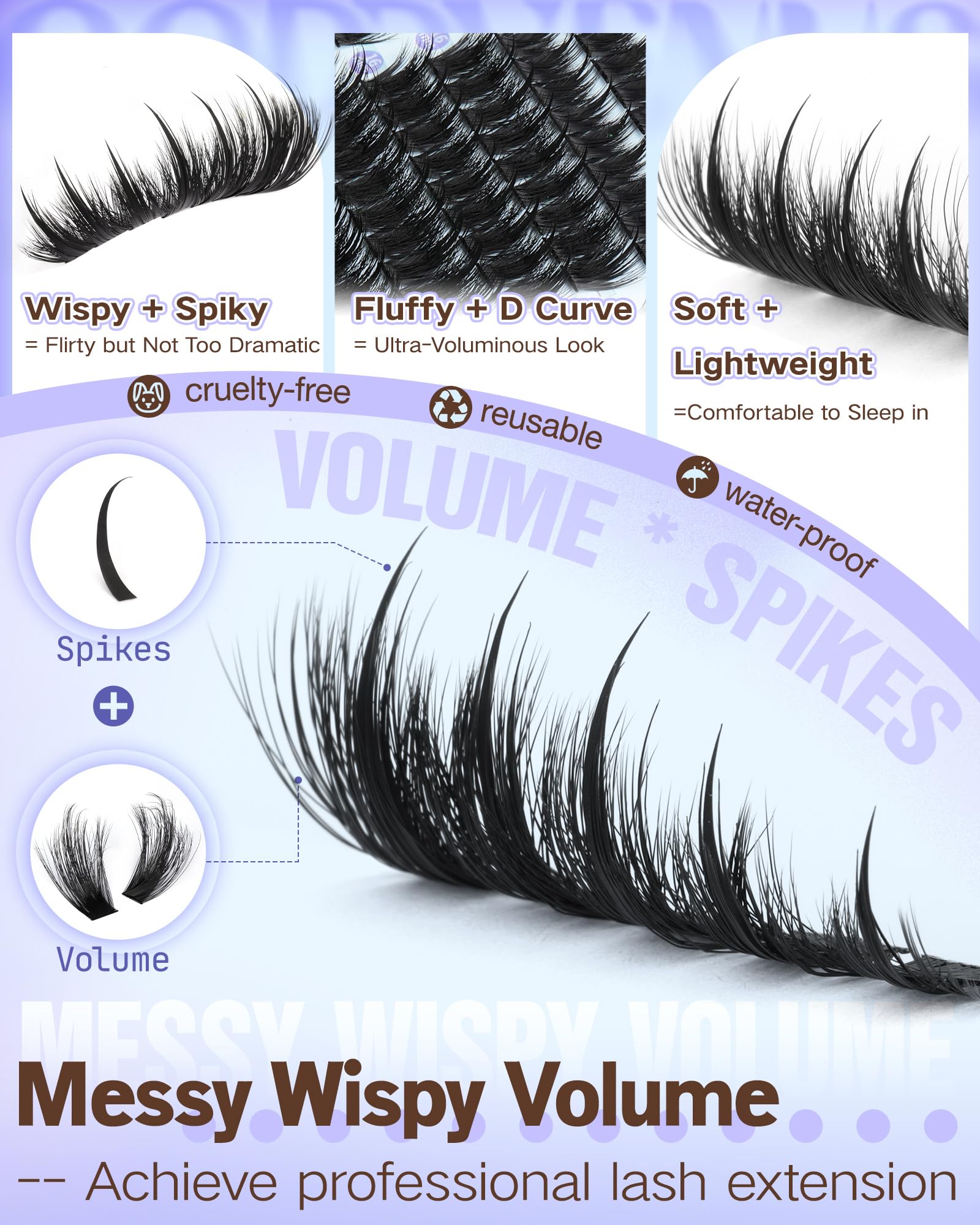 Goddvenus waterproof-lash-cluster-glue keeps clusters secure through workouts.