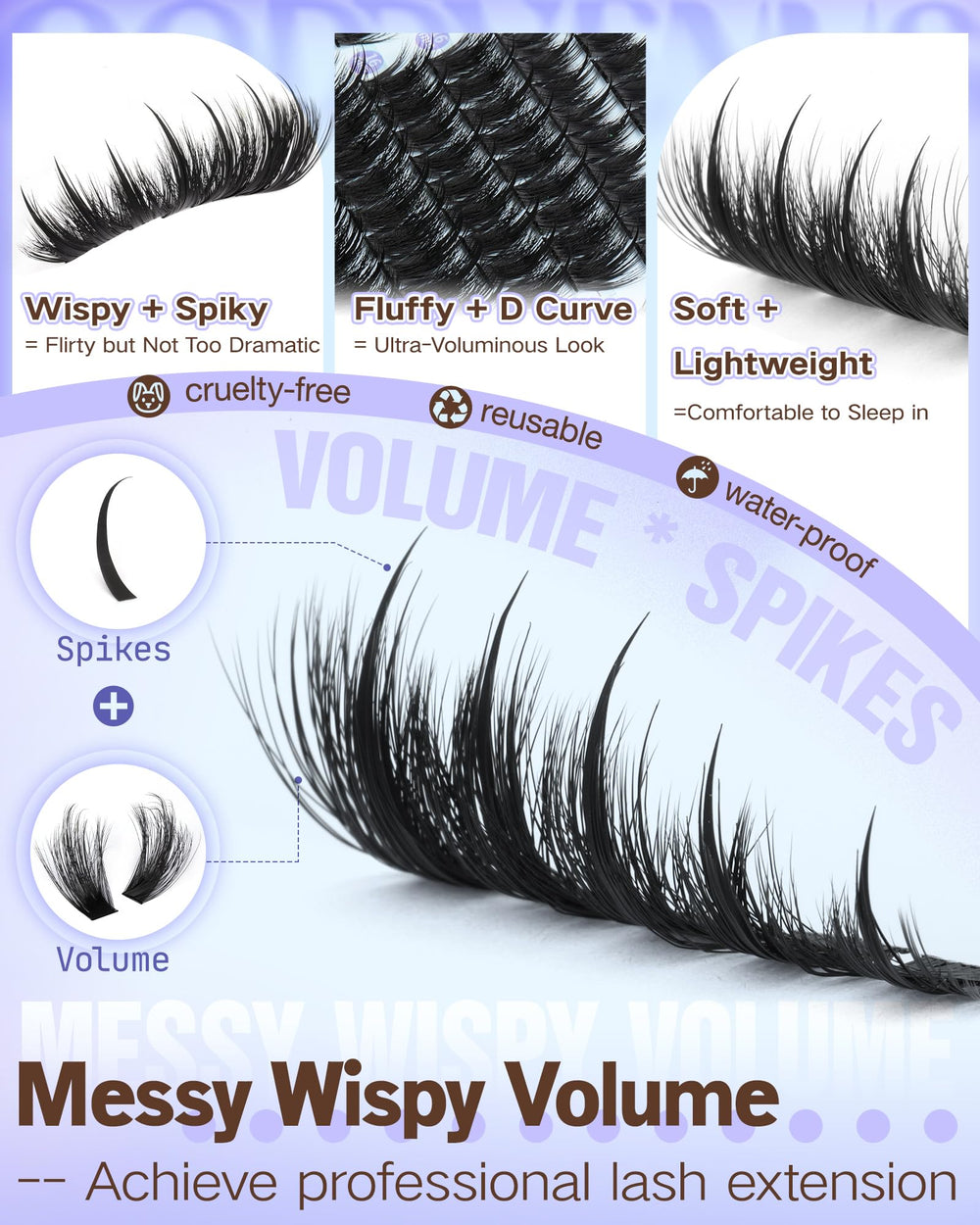 Goddvenus waterproof-lash-cluster-glue keeps clusters secure through workouts.