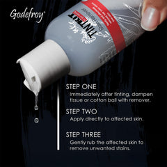 Godefroy aloe-infused formula close-up with soothing application