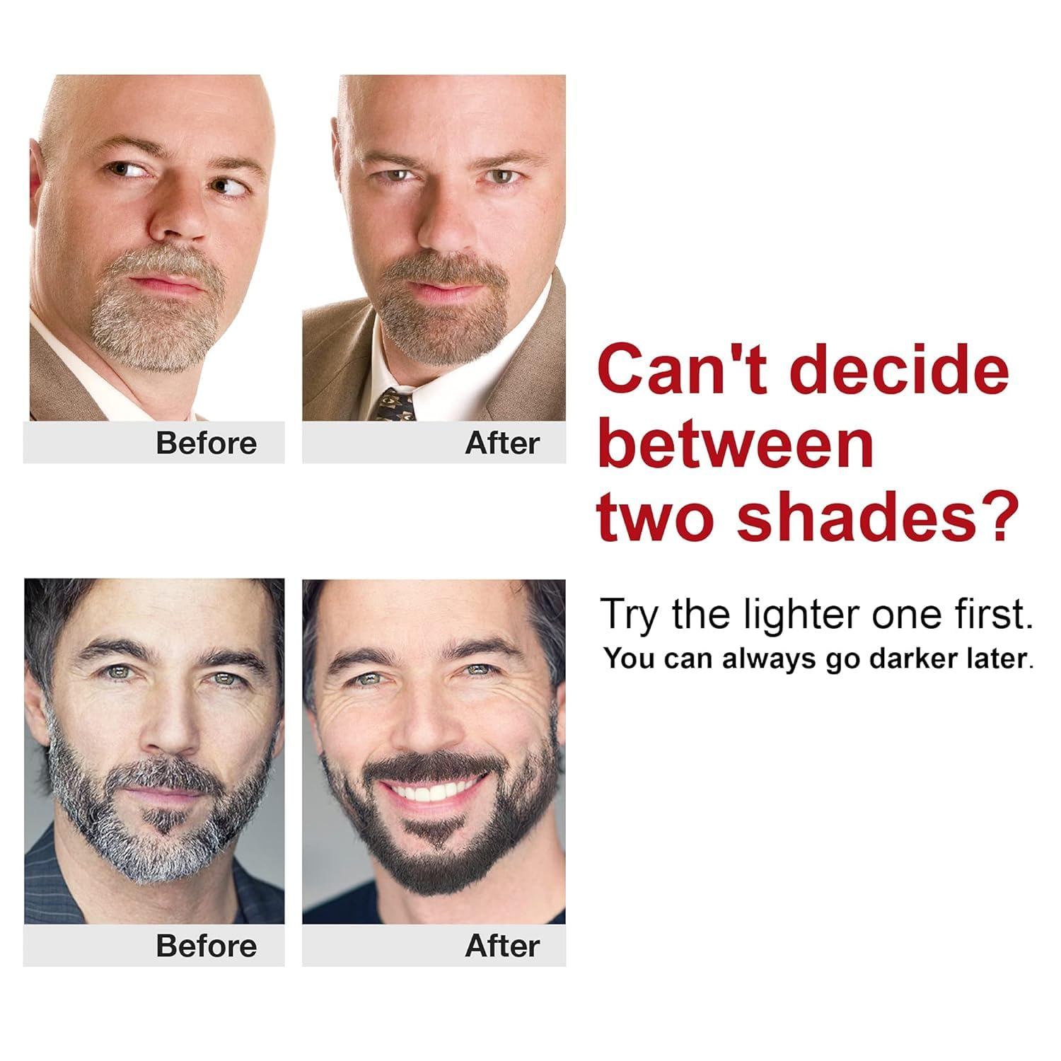 Godefroy Barbers Choice 3 before-after gray cover visible improvement without barber visits