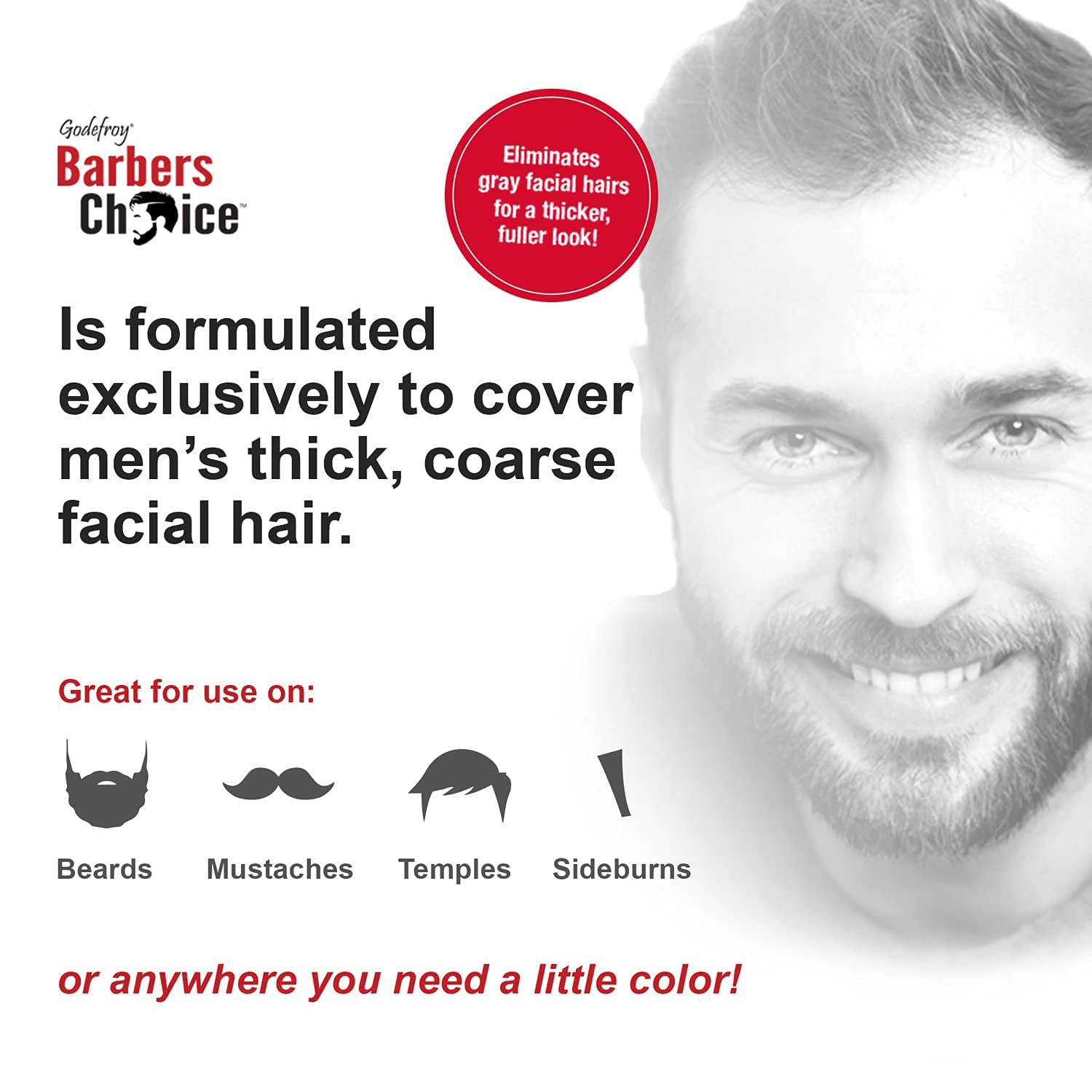 Godefroy Barbers Choice 3 color capsules closeup microscopic pigments for deep penetration