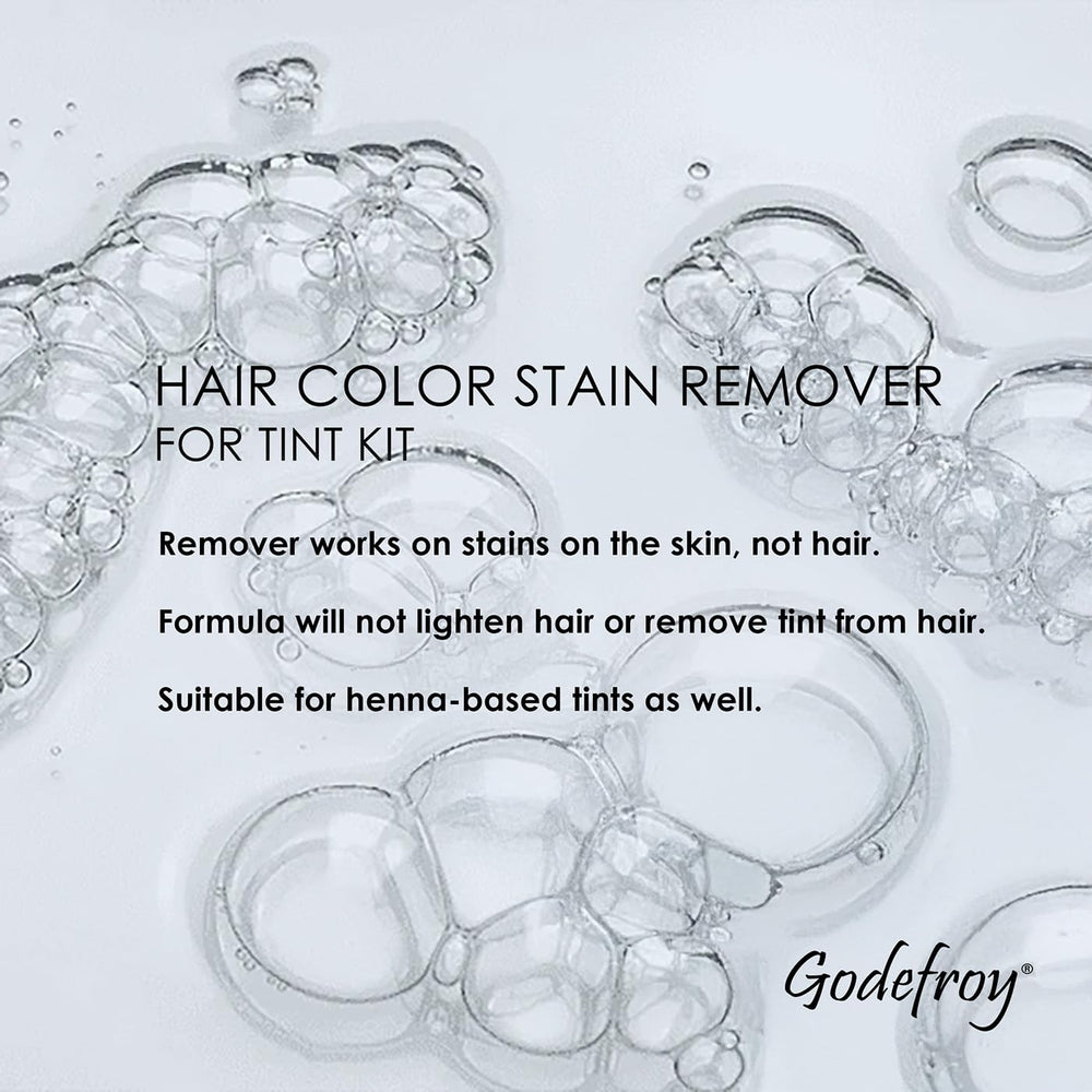 Godefroy beard area cleanup during color touch-ups
