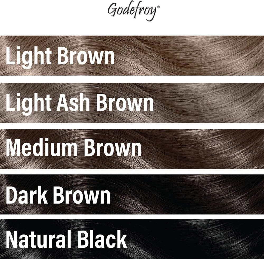 Godefroy color tint kit medium brown gloves illustrate mess-free application control.