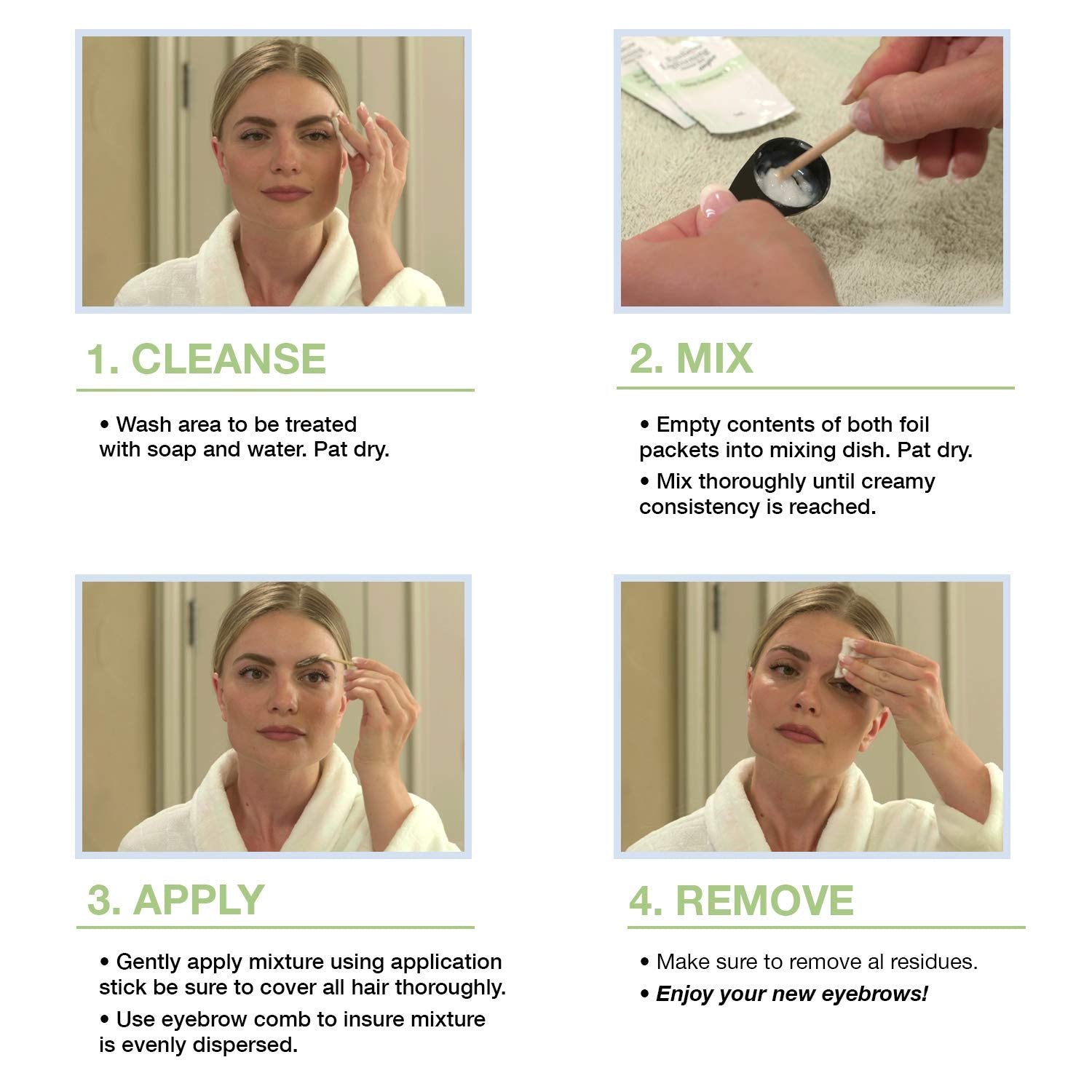 Godefroy kit with gloves and applicator enables precise application