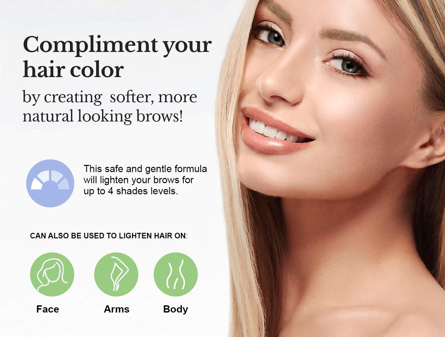 Godefroy brow lightening tube ready for quick at-home tint