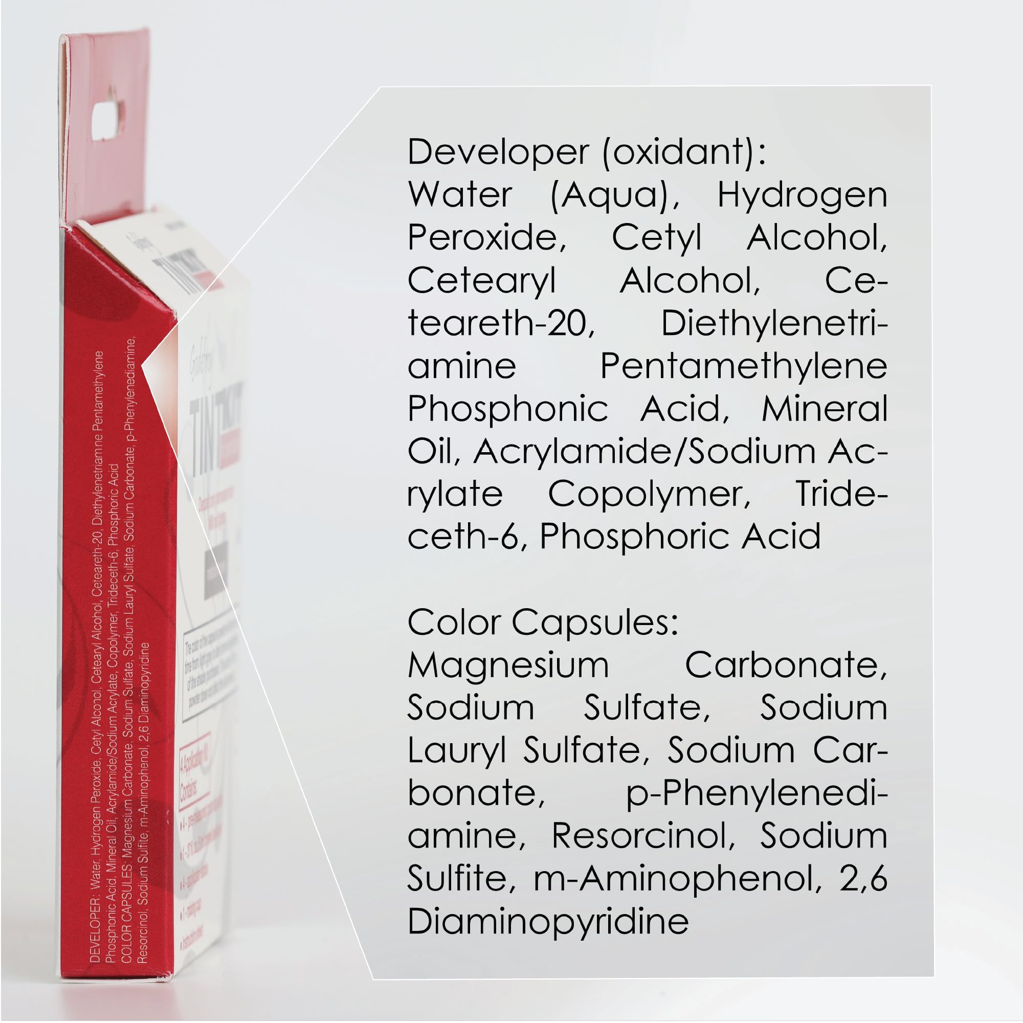 Godefroy hair color kit pre-measured capsules reduce waste