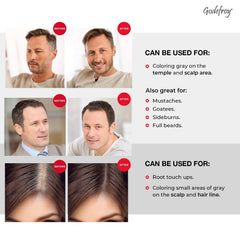 Godefroy Hair Color Kit creme formula enables easy application.
