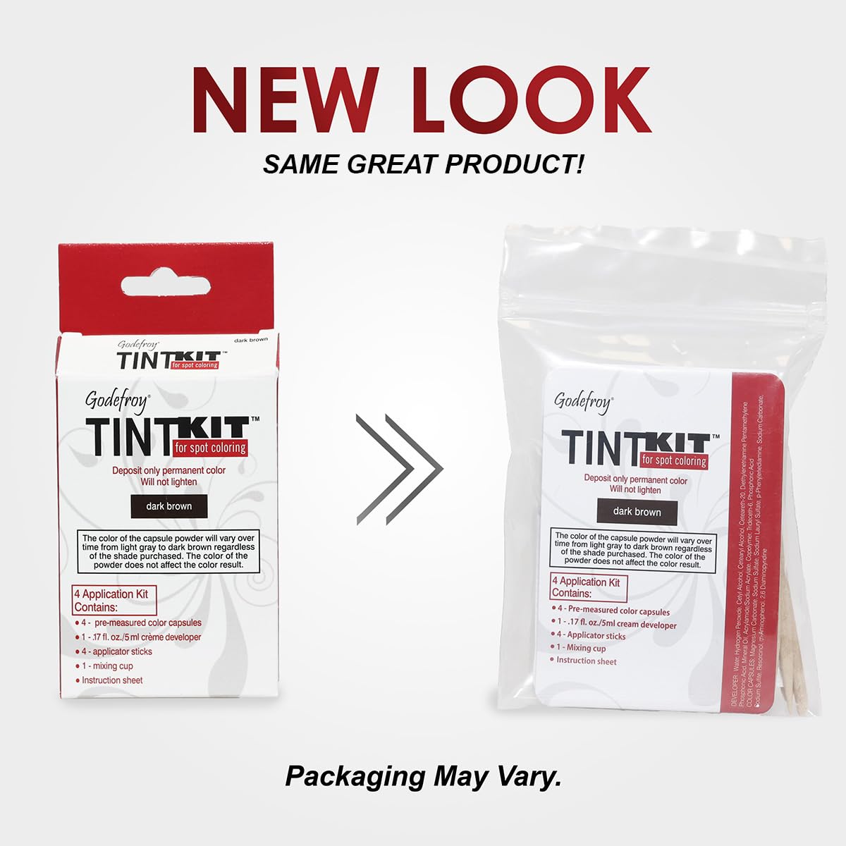 Godefroy hair color kit gray hair coverage on roots