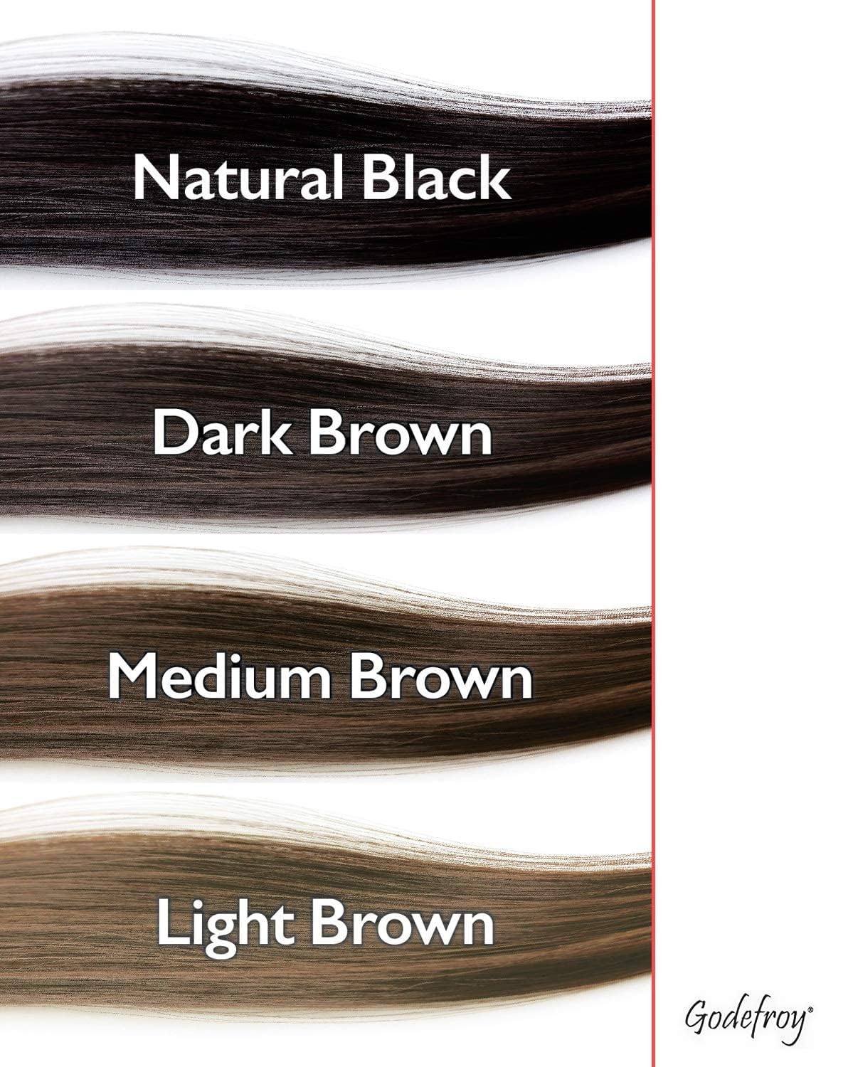 Godefroy Hair Color Kit gray hair coverage meets resistant strands.