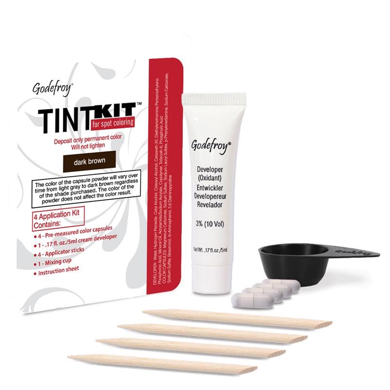 Godefroy hair color kit spot coloring for precise touch-ups