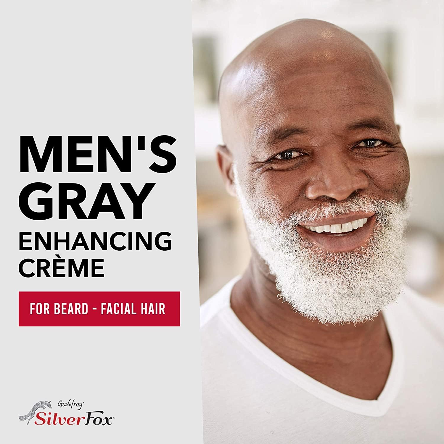 Godefroy Silver Fox leave-in conditioner texture close-up for hydration.