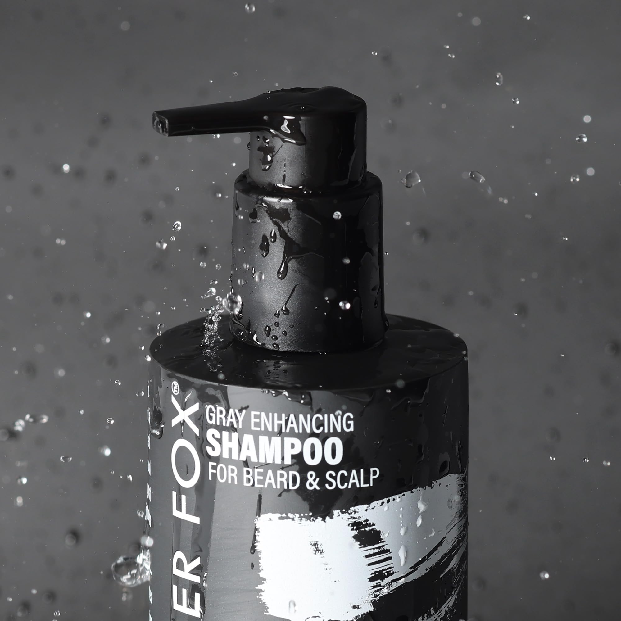Godefroy Silver Fox application pour demonstrates beard and scalp cleansing.