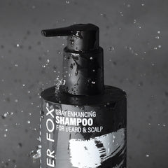 Godefroy Silver Fox application pour demonstrates beard and scalp cleansing.