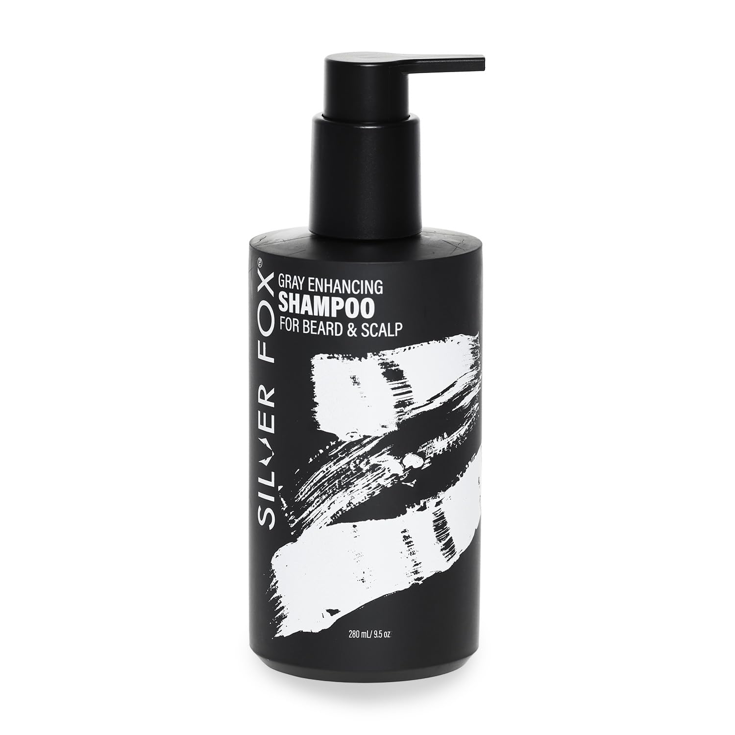 Godefroy Silver Fox shampoo bottle front for brassy-tone reduction.