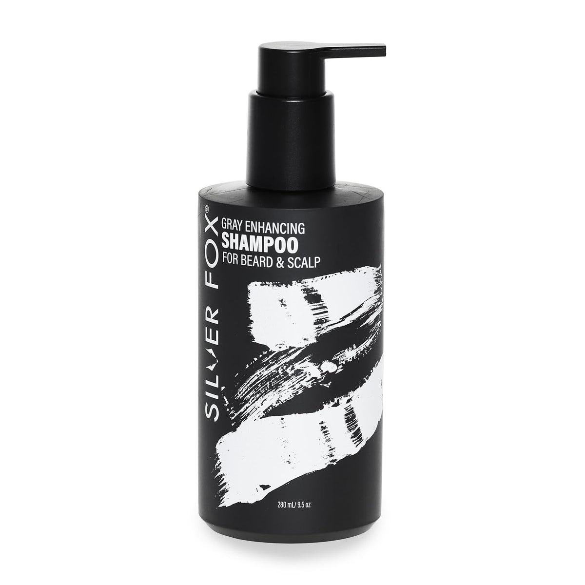 Godefroy Silver Fox shampoo bottle front for brassy-tone reduction.