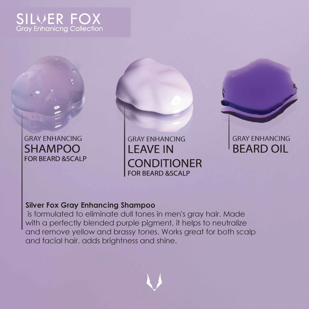 Godefroy Silver Fox brassy-tone removal closeup hints at color-evening benefits.