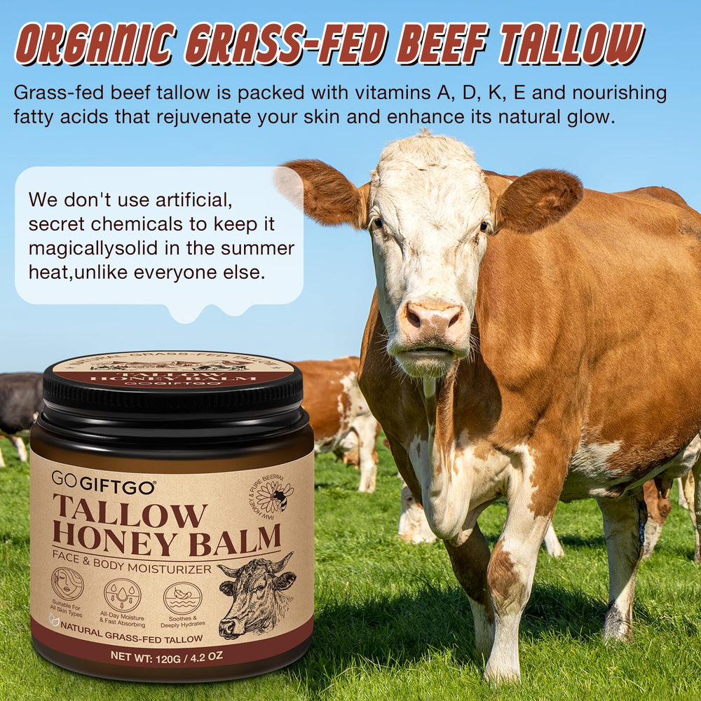 GOGIFTGO Grass-fed butter cream ingredients close-up highlights vitamin-rich nourishment