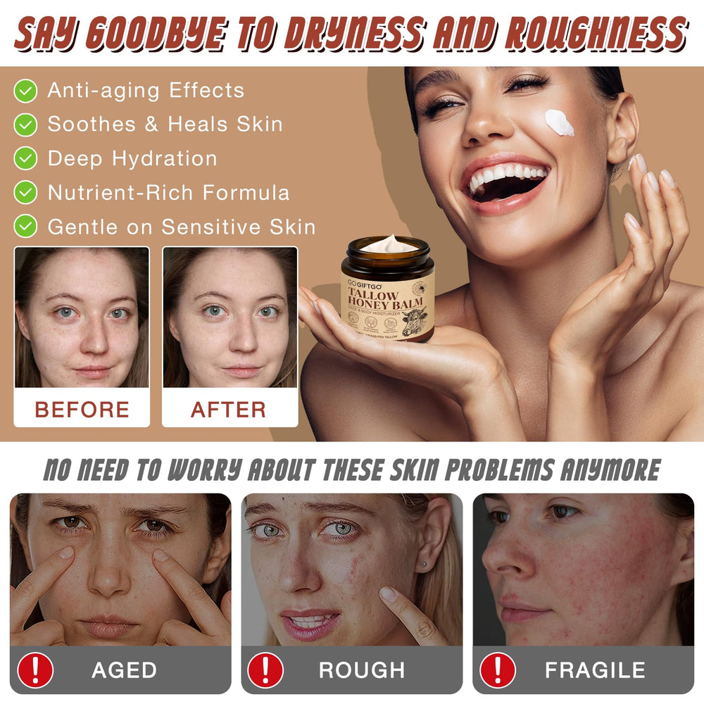 GOGIFTGO Honey Vitamin E-rich swatch suggests soothing skin nourishment