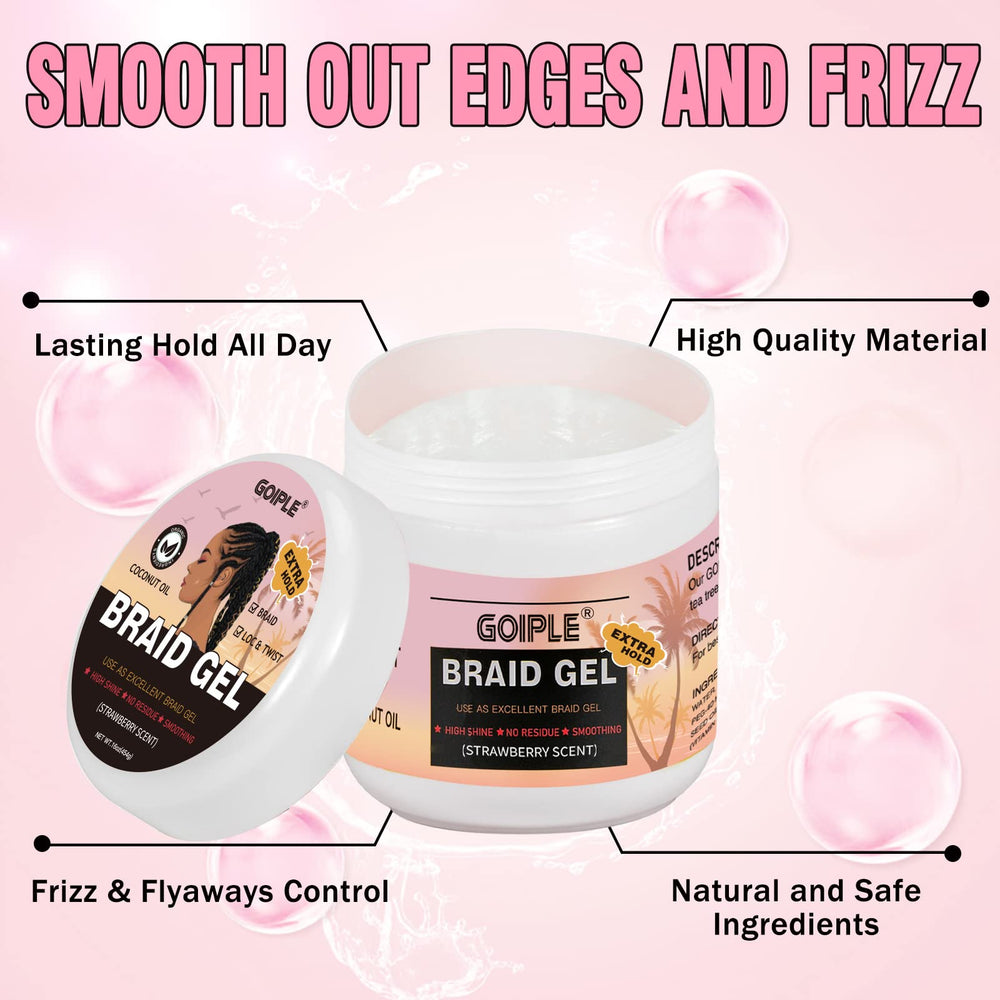 Goiple 16oz braid gel shiny-finish emphasizes high shine and smoothness