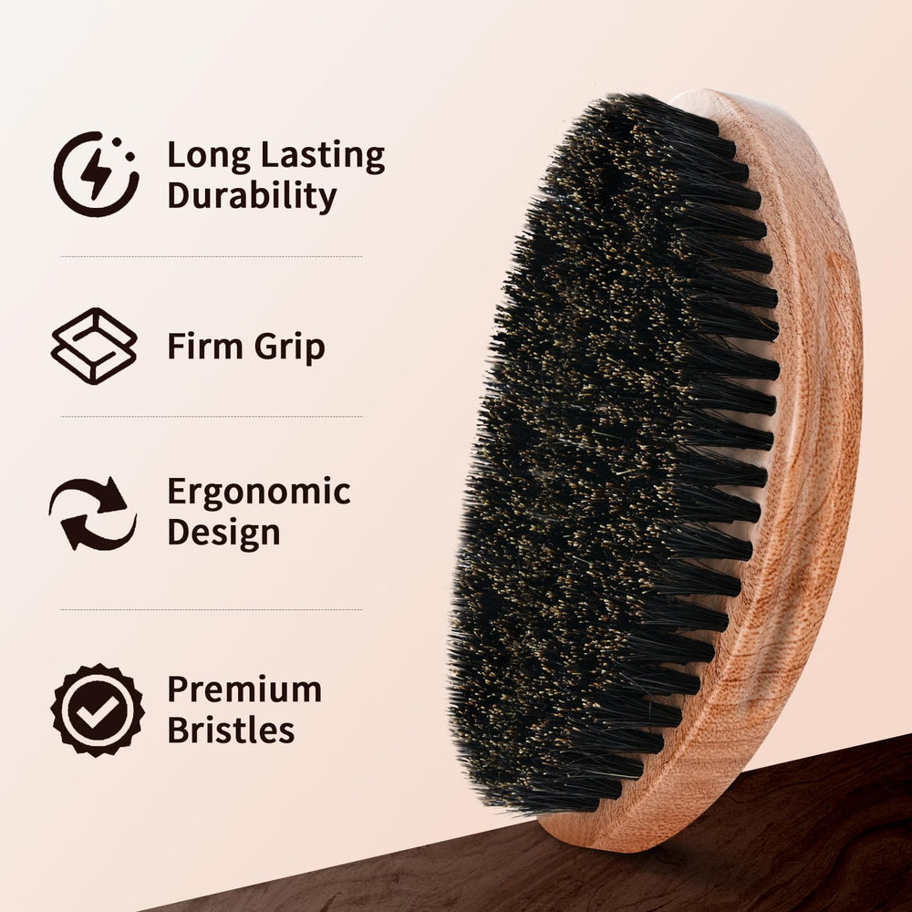 Goiple 360 curved wave brush curve—curved shape fits your hand for reduced fatigue.